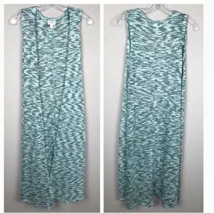 LuLaRoe Joy Long Duster Mint Blue Green Size (M)